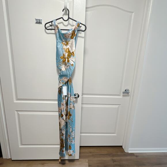 Reformation Casette Serene Silk Midi Dress Size 6 - Picture 4 of 6